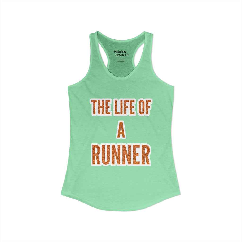 The Life of a Runner Tank Top (Mint)