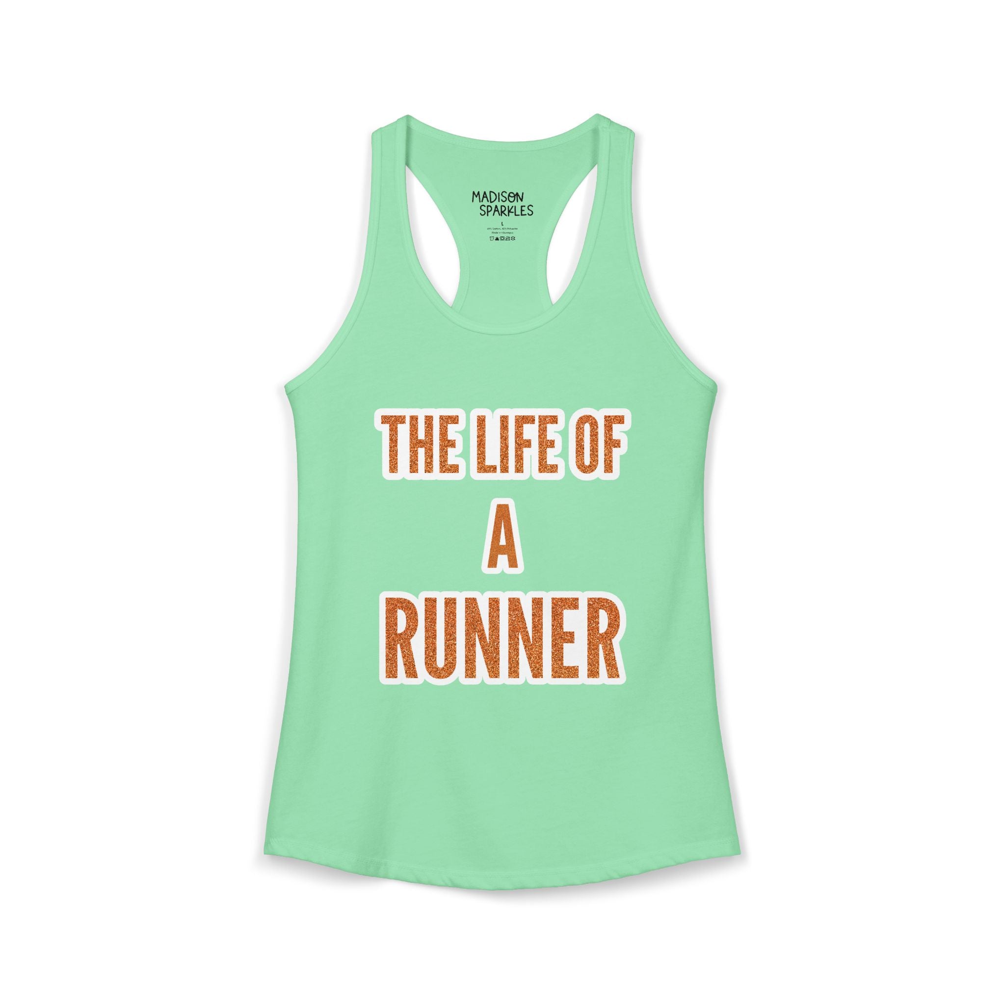 The Life of a Runner Tank Top (Mint)
