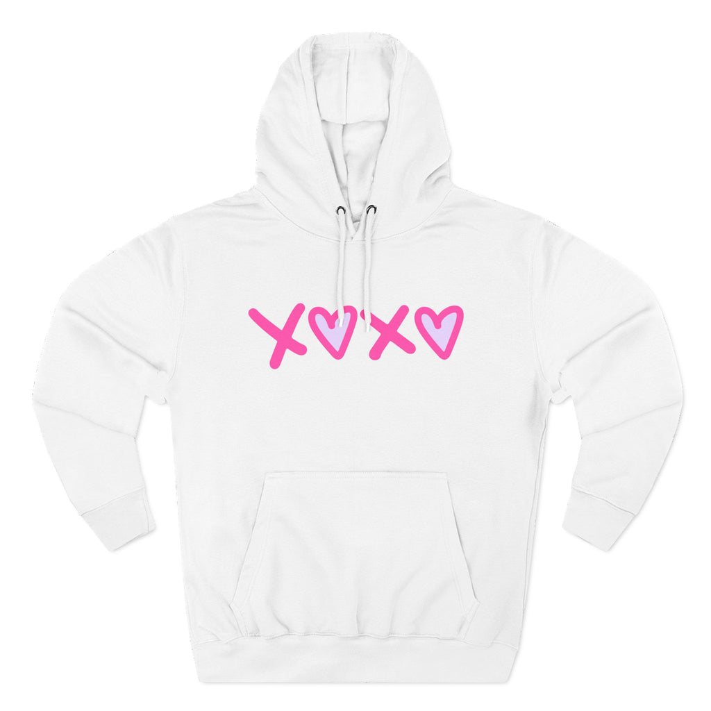 Valentine XOXO White Hoodie