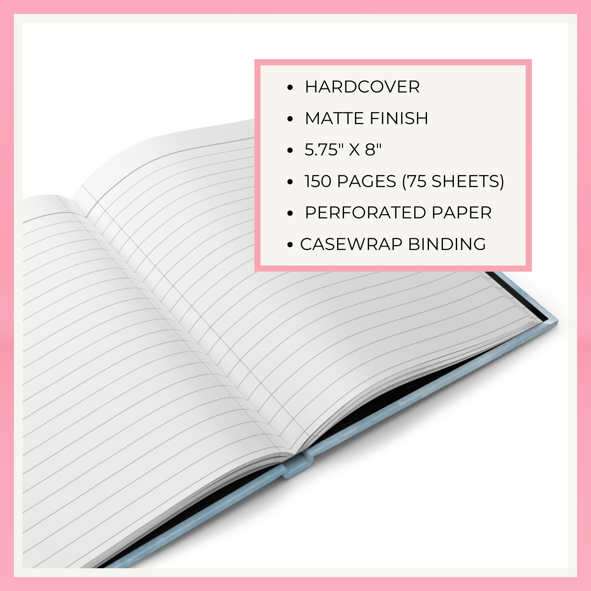 Watercolor Daydreams Hardcover Journal