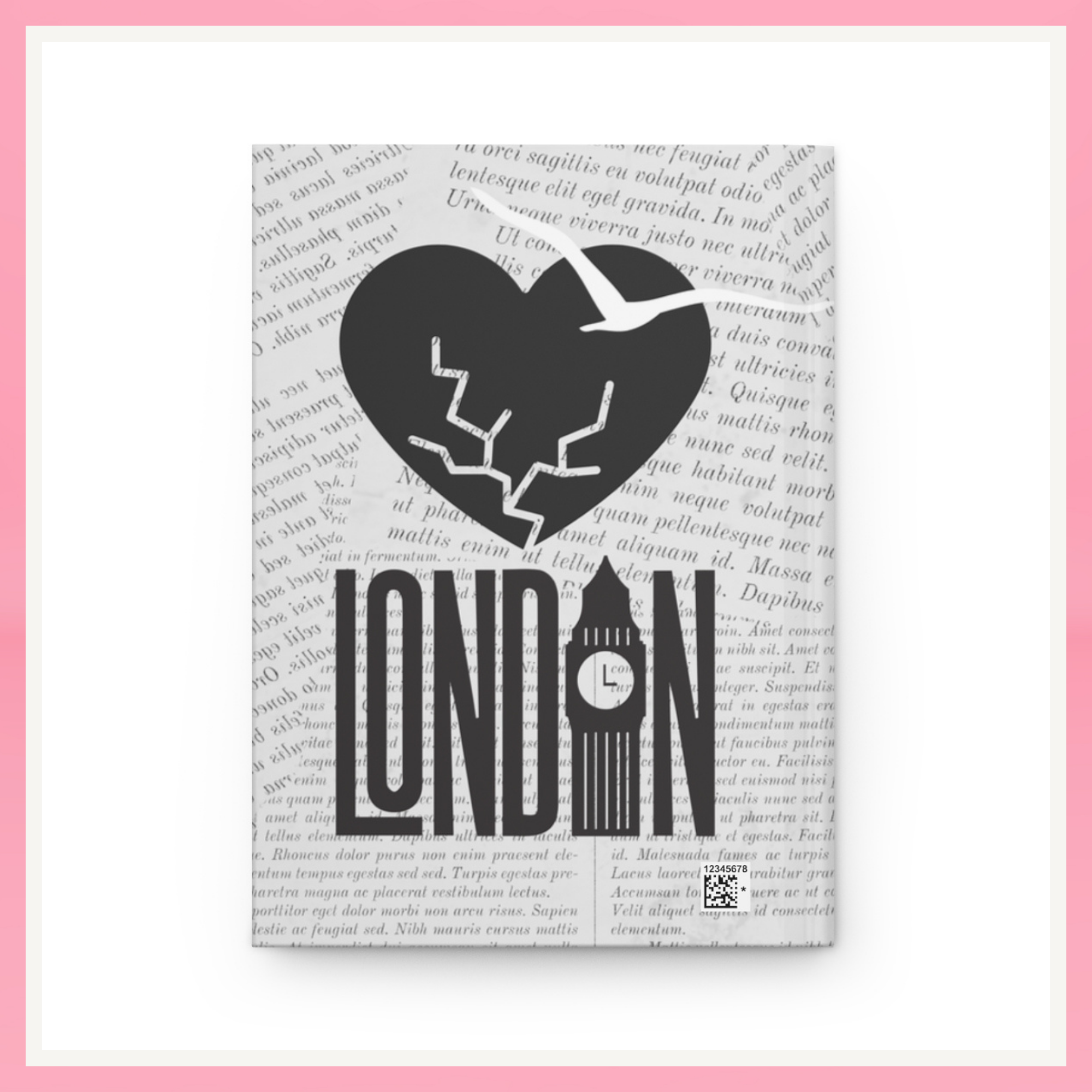 Vintage Typewriter Hardcover Journal