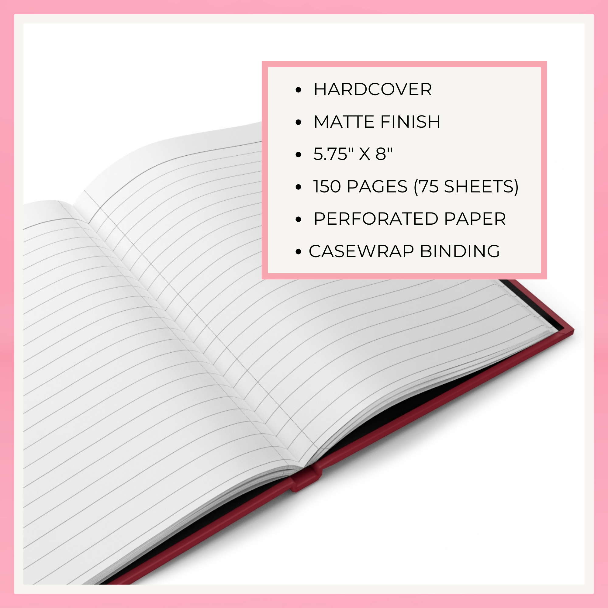 "A Lot of Writing "Hardcover Journal