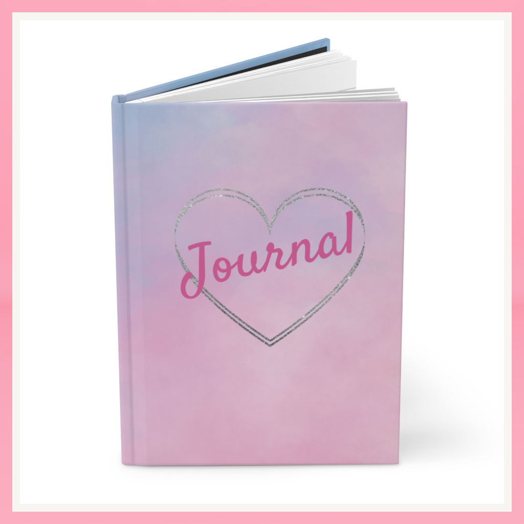 Pastel Heart Hardcover Journal