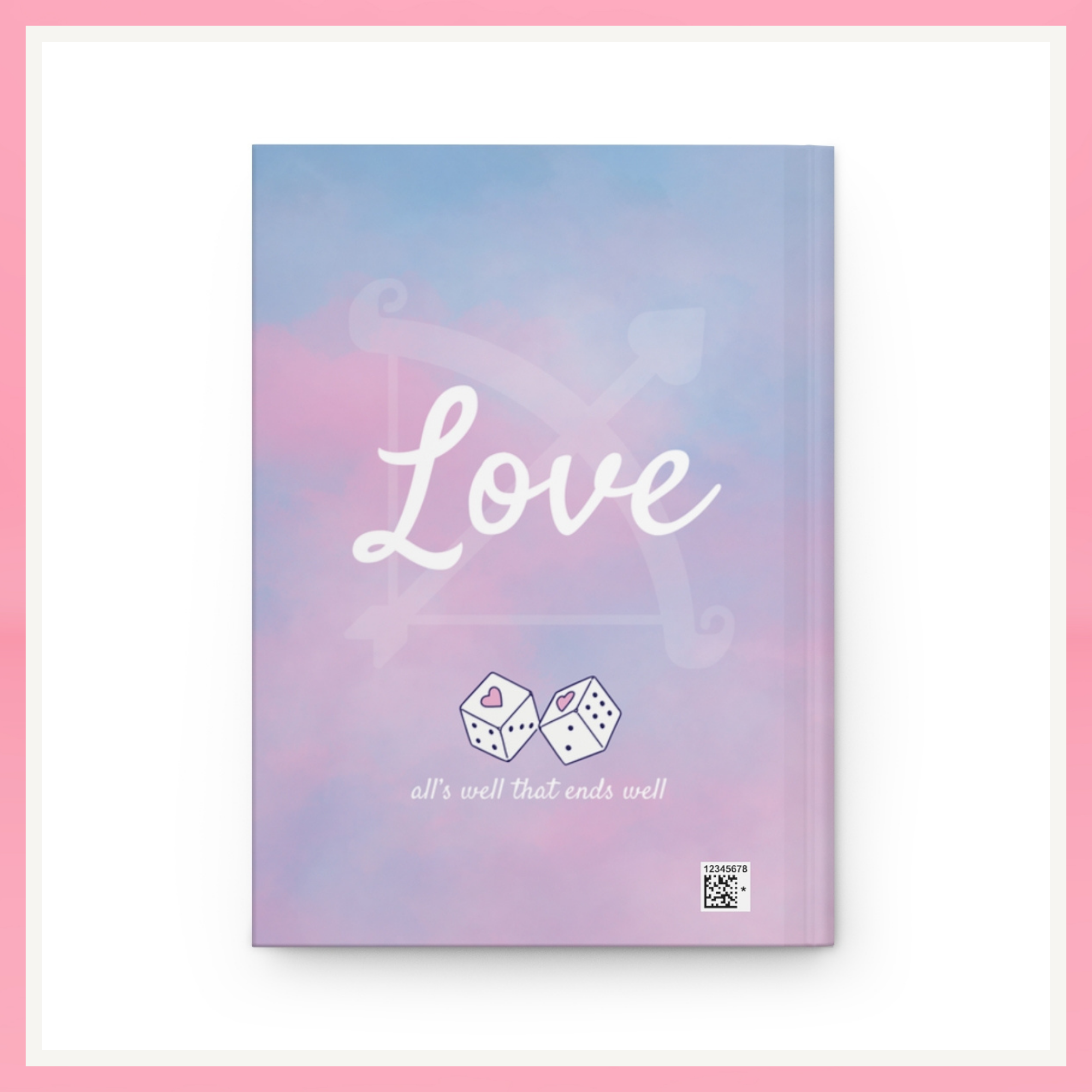 Pastel Heart Hardcover Journal