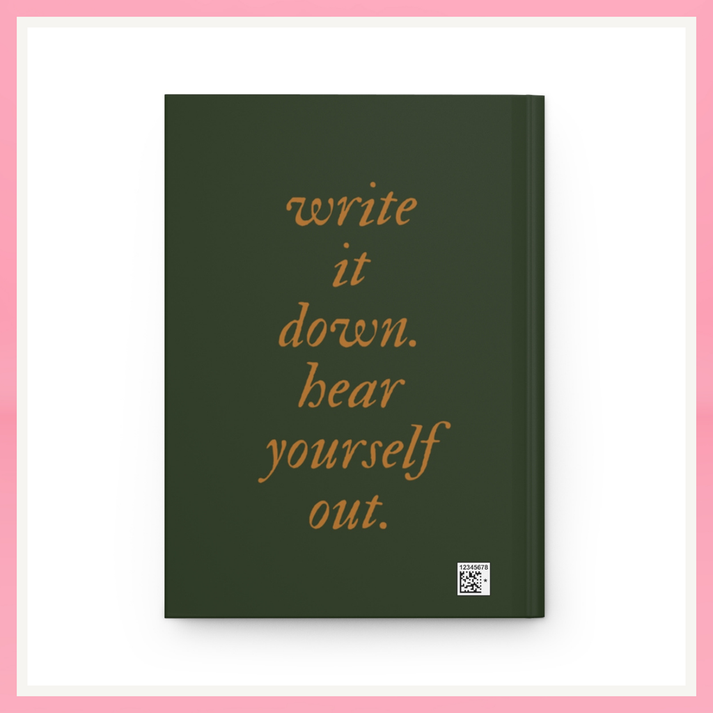 Green Willow Tree Hardcover Journal