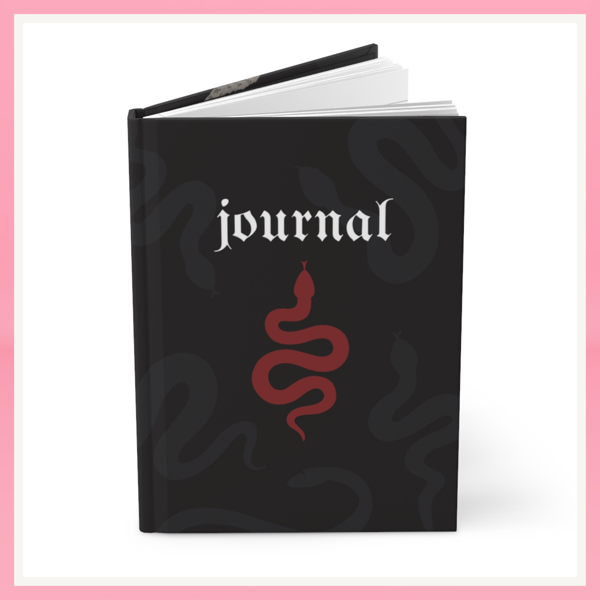 Gothic Snake Hardcover Journal