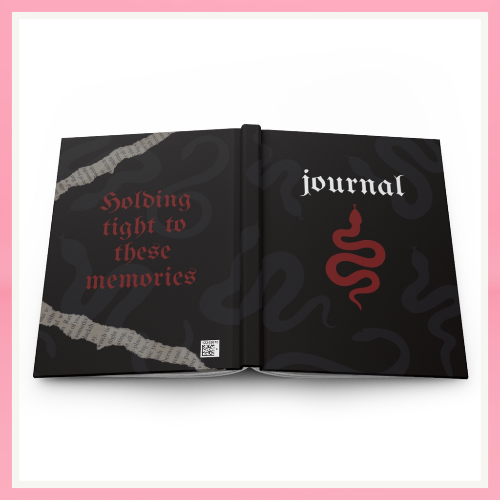 Gothic Snake Hardcover Journal