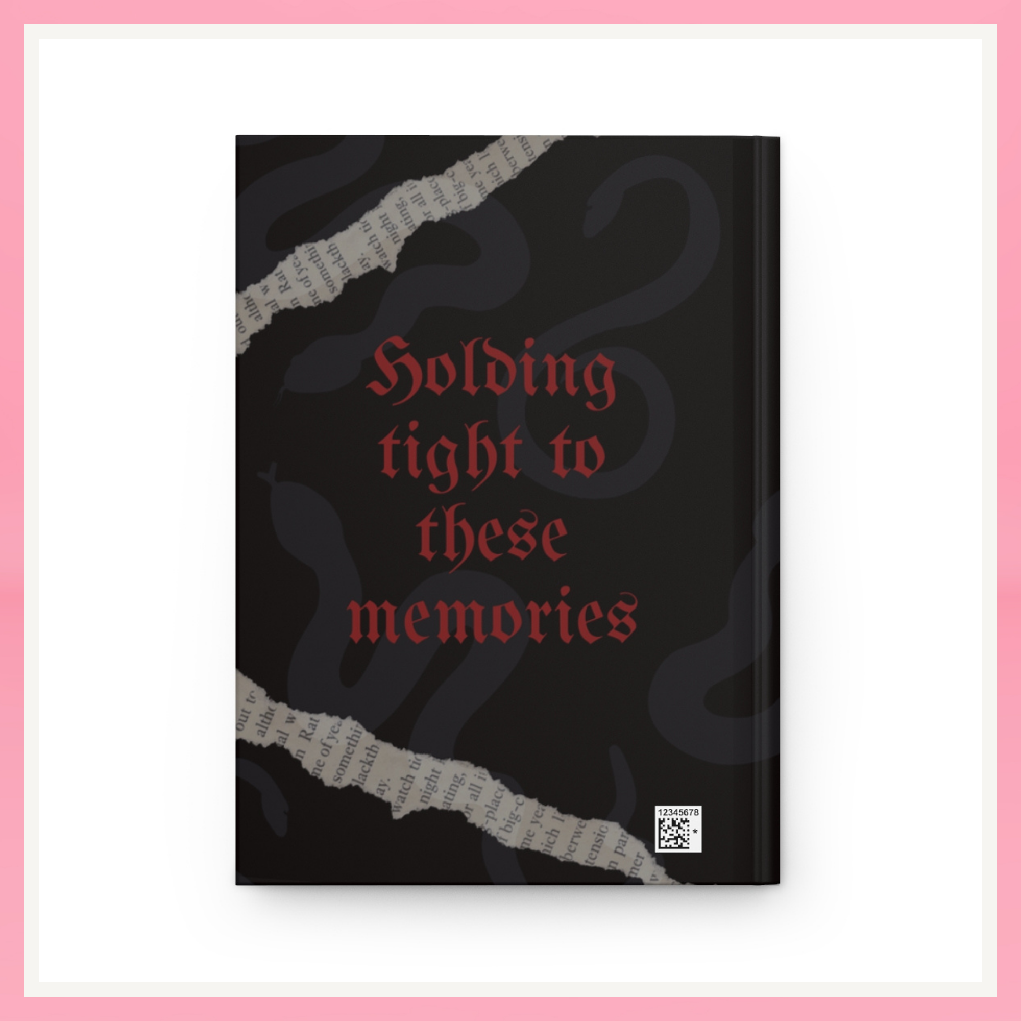 Gothic Snake Hardcover Journal