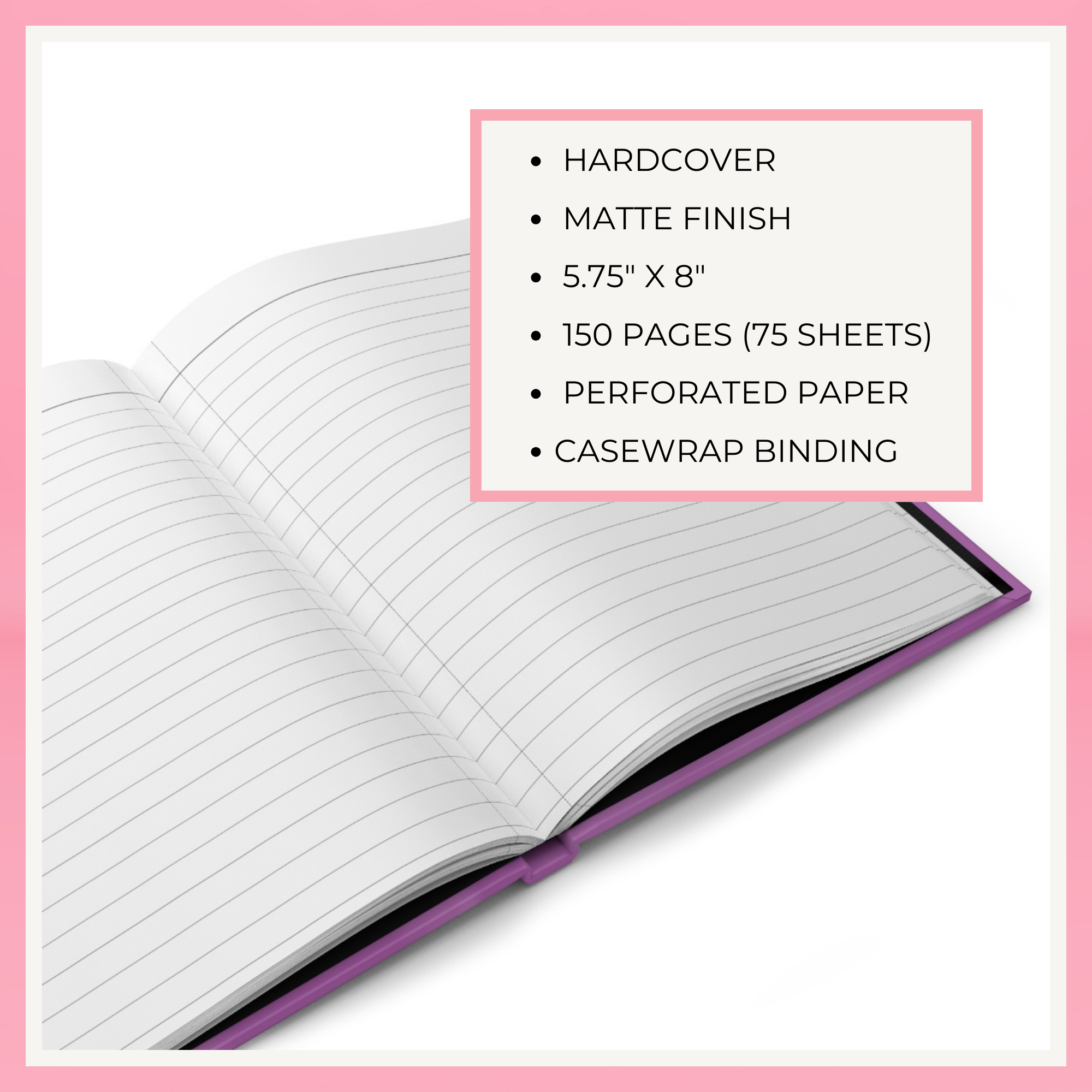 "The Story of Me" Hardcover Journal