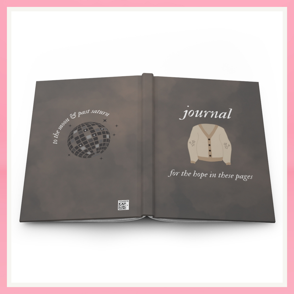 "For the Hope in These Pages" Hardcover Journal