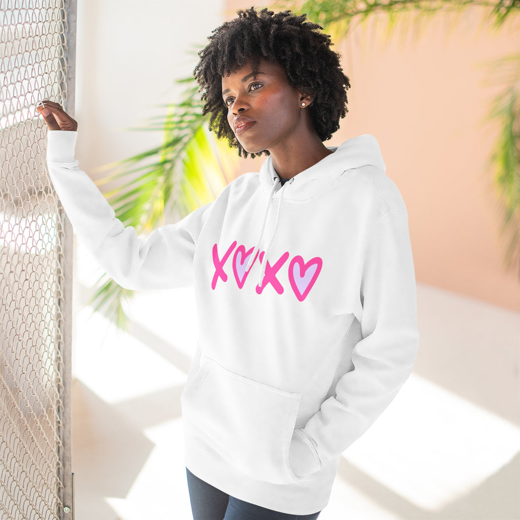 Valentine XOXO White Hoodie