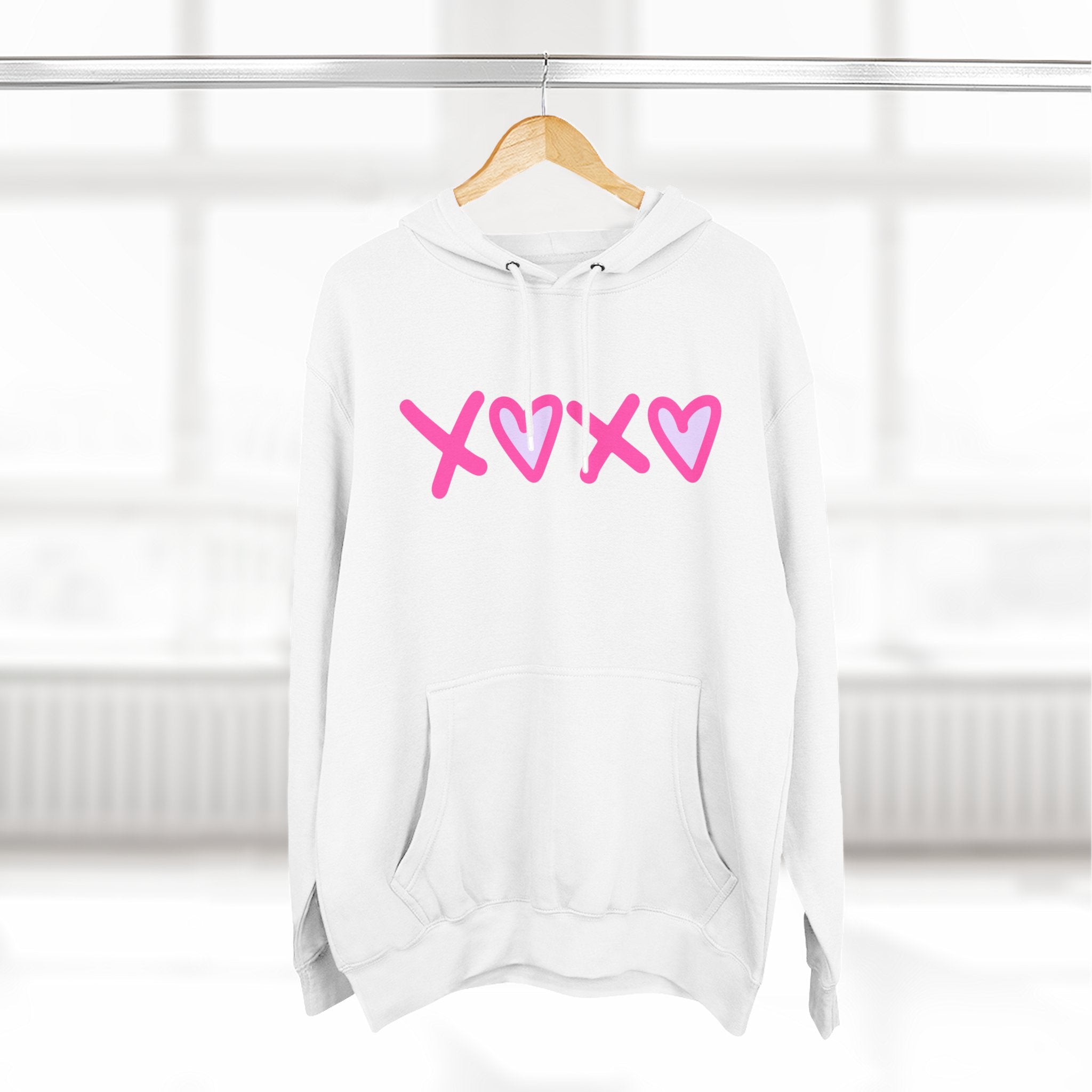 Valentine XOXO White Hoodie
